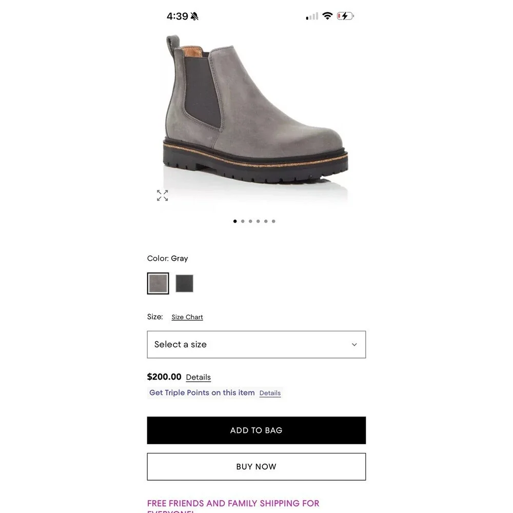 Birkenstock Stalon Nubuck Leather Chelsea boots
